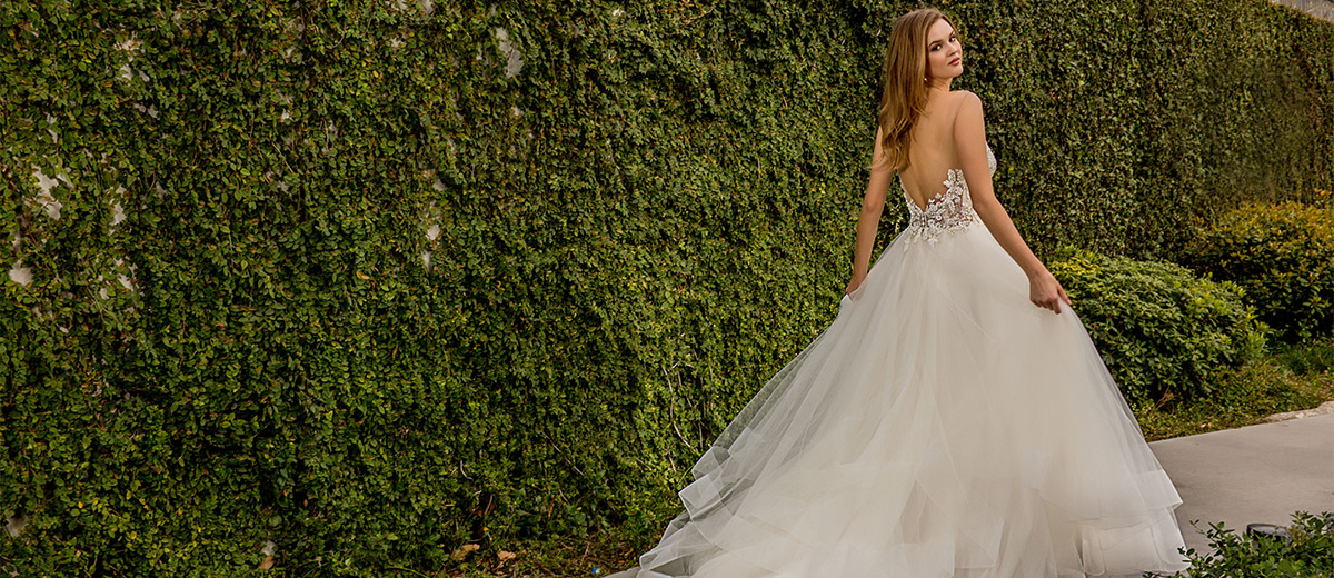 Happy bride on her wedding day